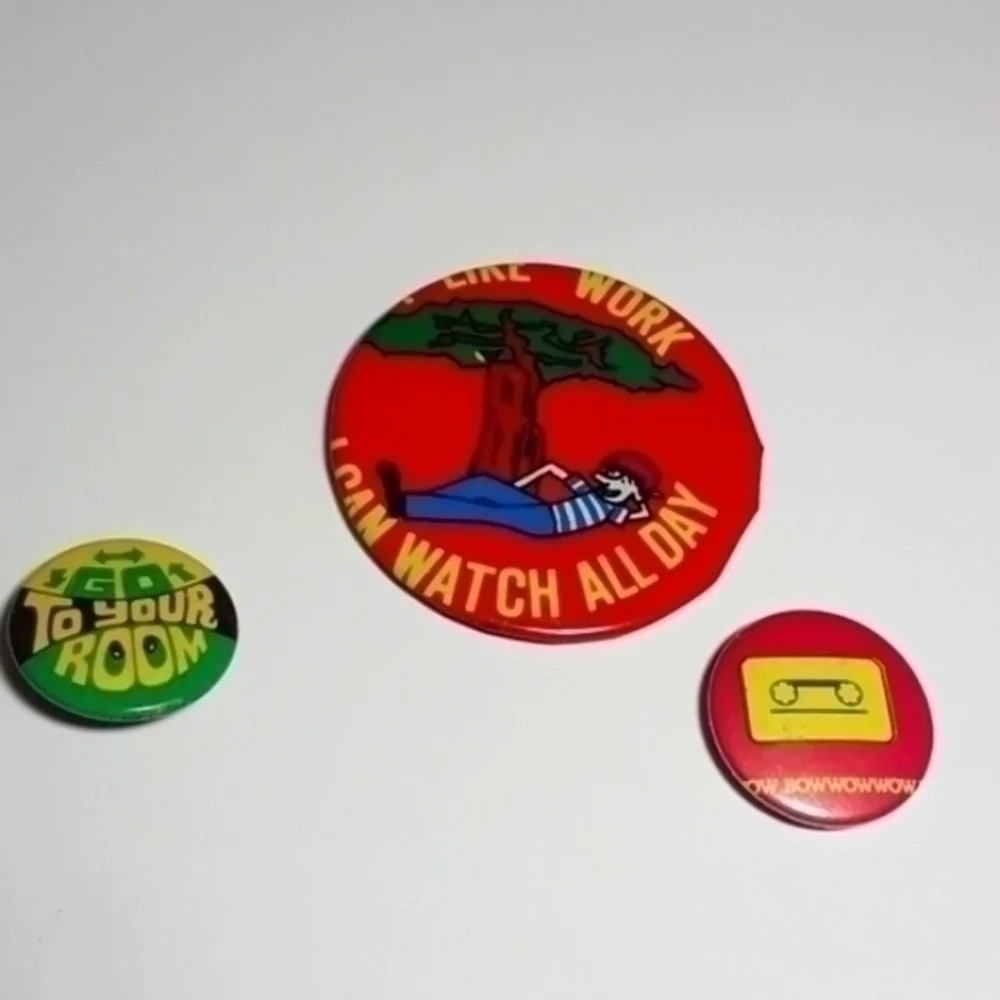 Vintage Sayings Pin Trio